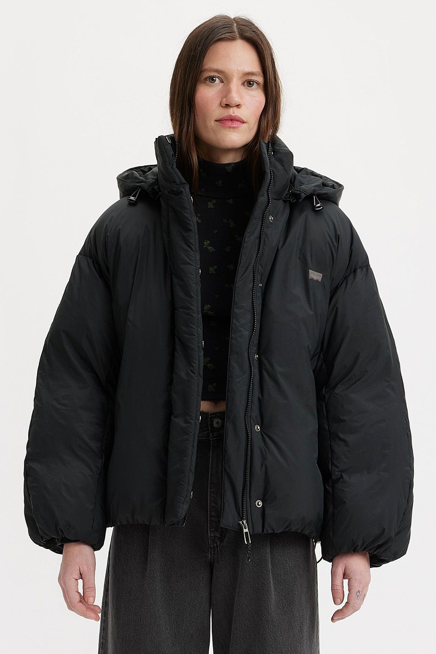 Levi'S® Daunenjacke Pillow Bubble A5880-0000 Schwarz Relaxed Fit