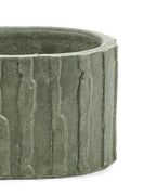 Pottery Rift - Jardinière Basse 03 - Grès - Noir Vert