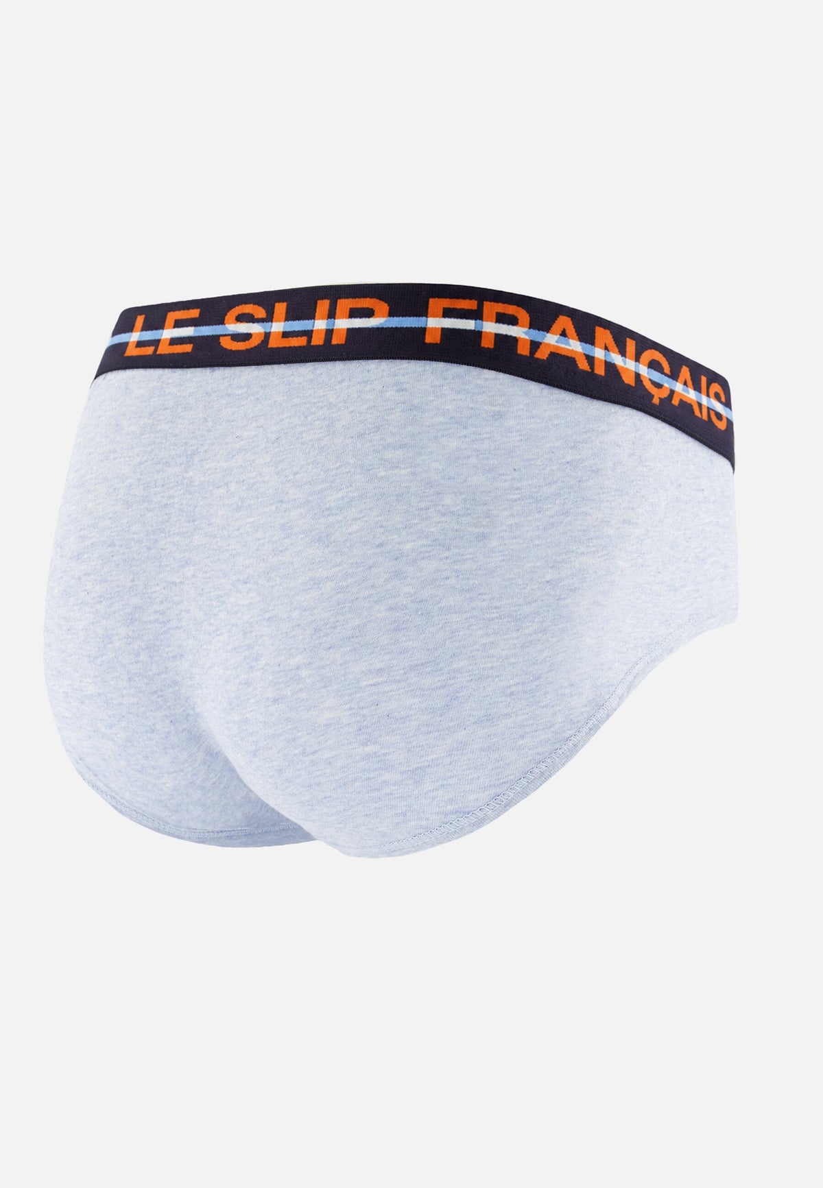 Slip Intrépide En Coton - Bleu Ciel Chiné