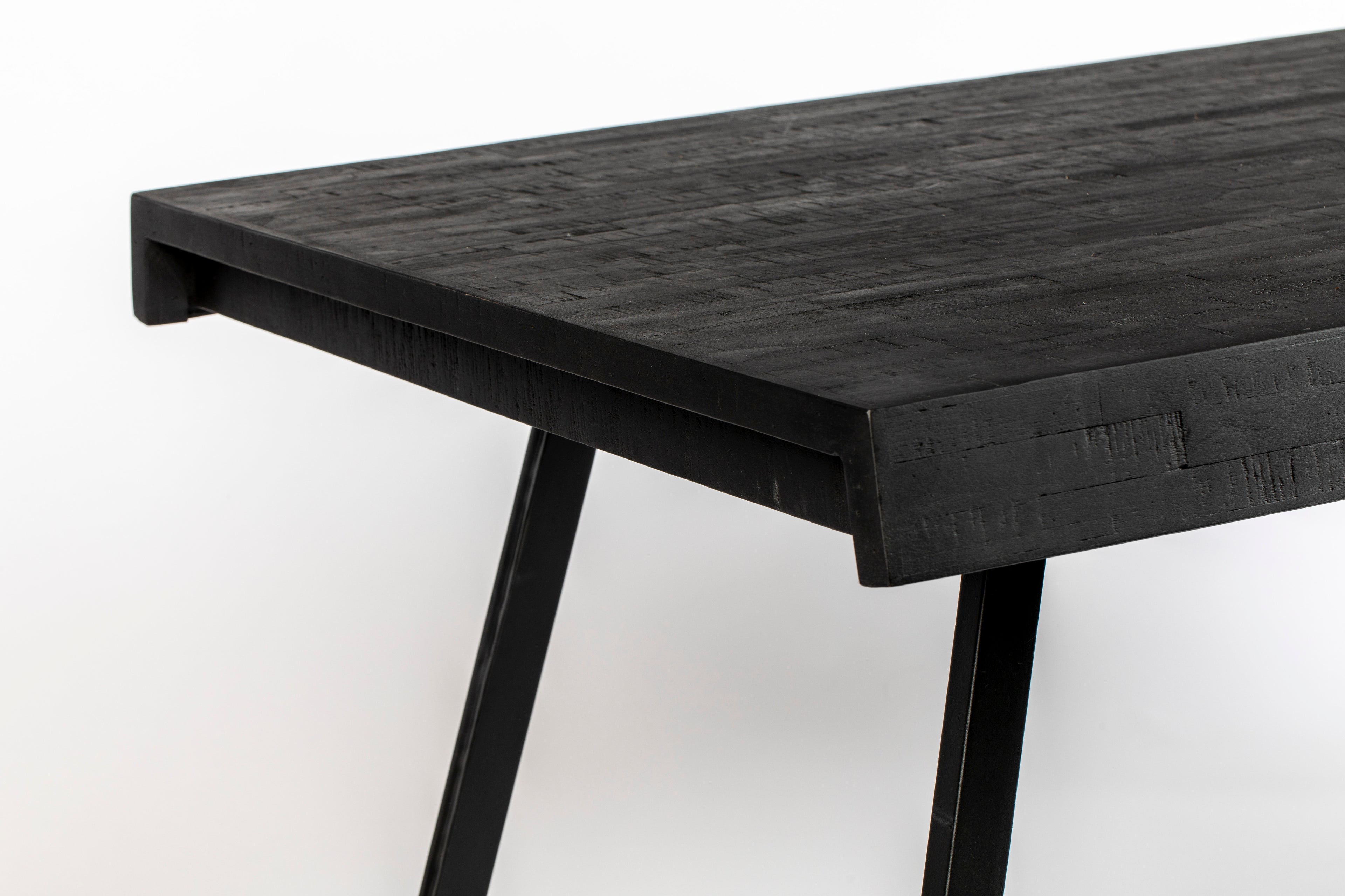 Suri - Table De Salle À Manger - Bois - Noir