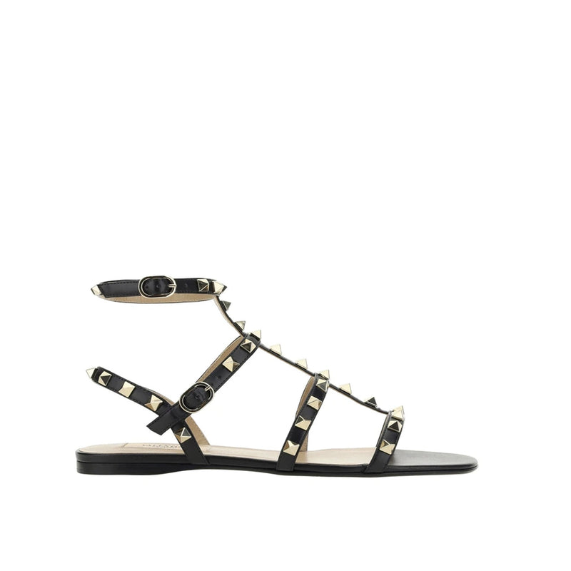 Sandales - Valentino Garavani Rockstud Leather - Black