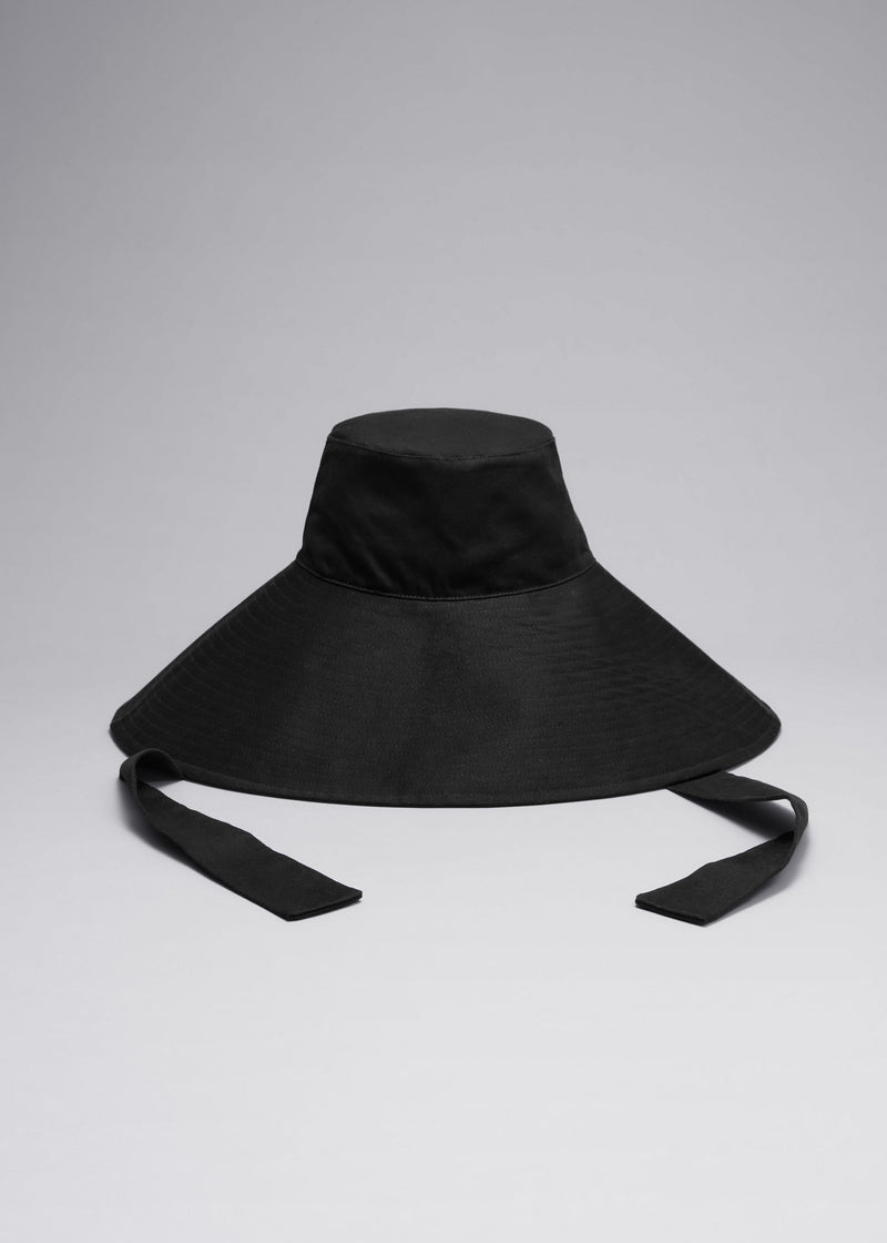 Sombrero Roxie Big Hat - Negro - Mujer