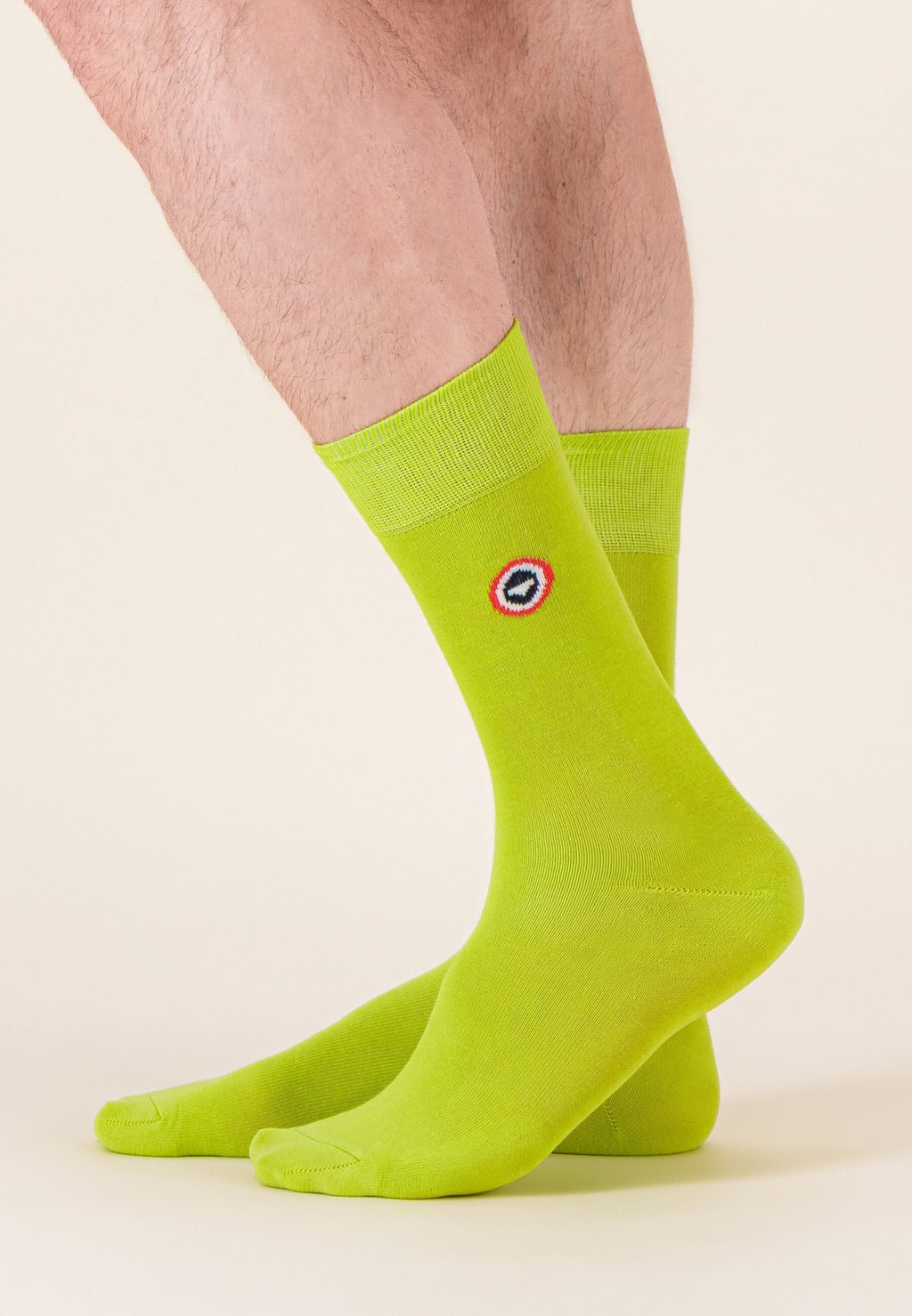 Robuste Cotton Mid-Calf Socks - Aniseed Yellow