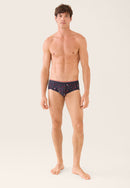 Slip Bleu Marine À Motif Cerises En Coton - Terrible Cherry Marine