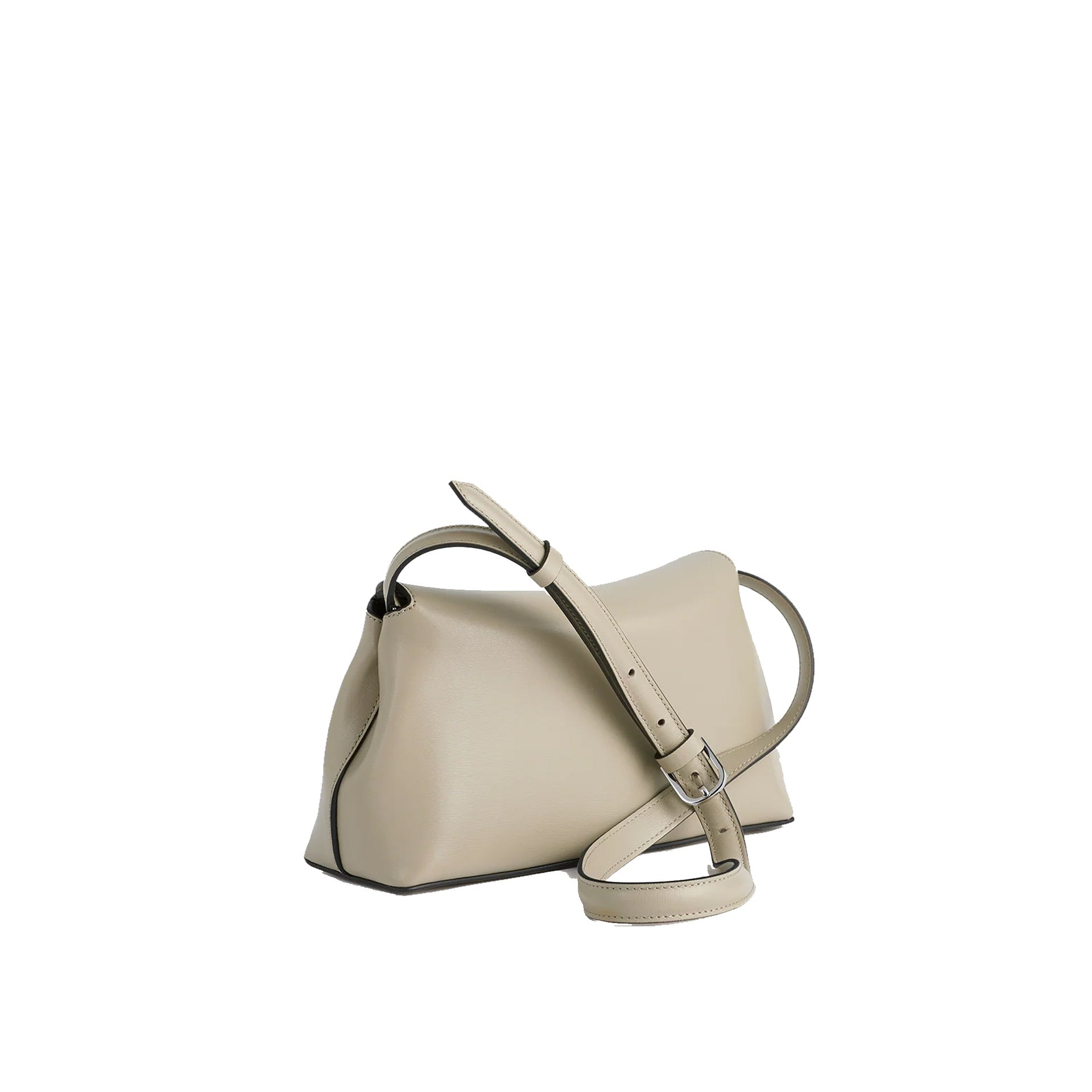 Toteme - T-Lock Leather Pouch - Women - Cream