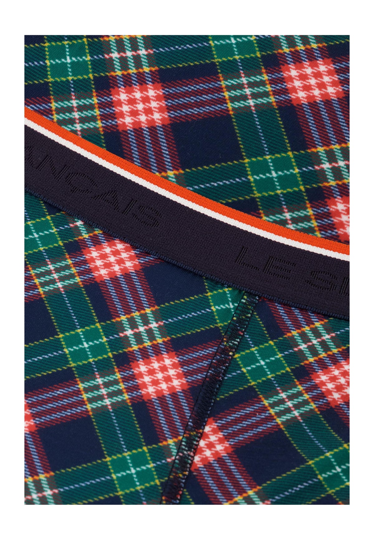 Marius Checked Tartan Print Boxers - Forest Green