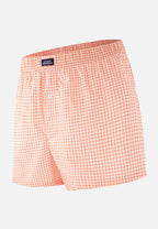 Caleçon Jacques Vichy En Coton - Orange Corail