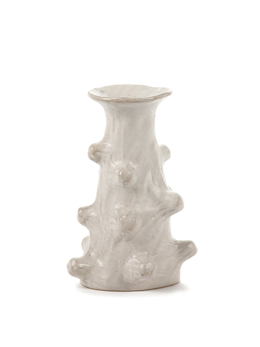 Marie Billy - Vase 03 - S - Grès - Blanc
