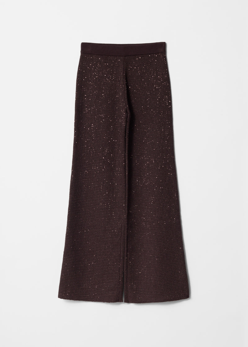 Trousers X Claudia Knitted Pants - Red - Women