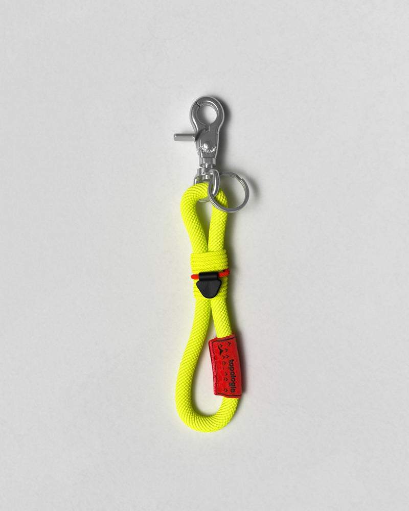 8Mm Loop Key Holder - Neon Yellow