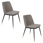 Lionel - Dining Room Chair - Fabric - Light Gray