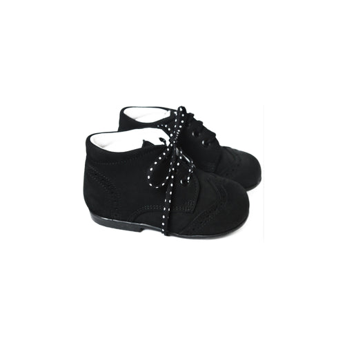 Azylis Golf Toe Soft Ankle Boots - Black Nubuck - Unisex