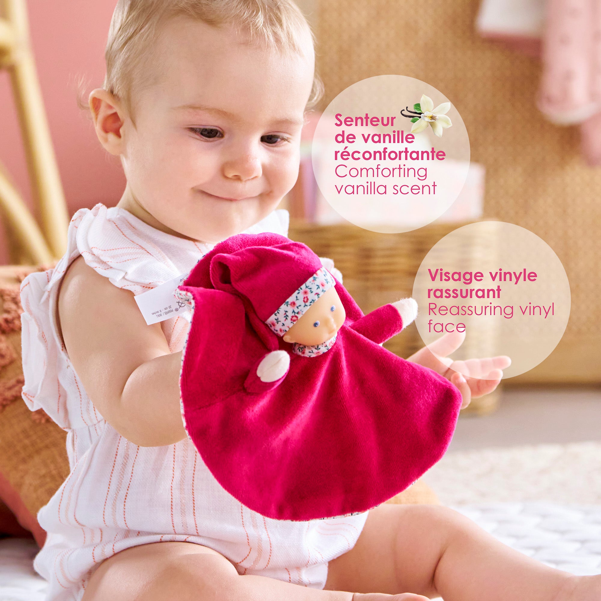 Tidoudou Grenadine Pink Comfort Toy