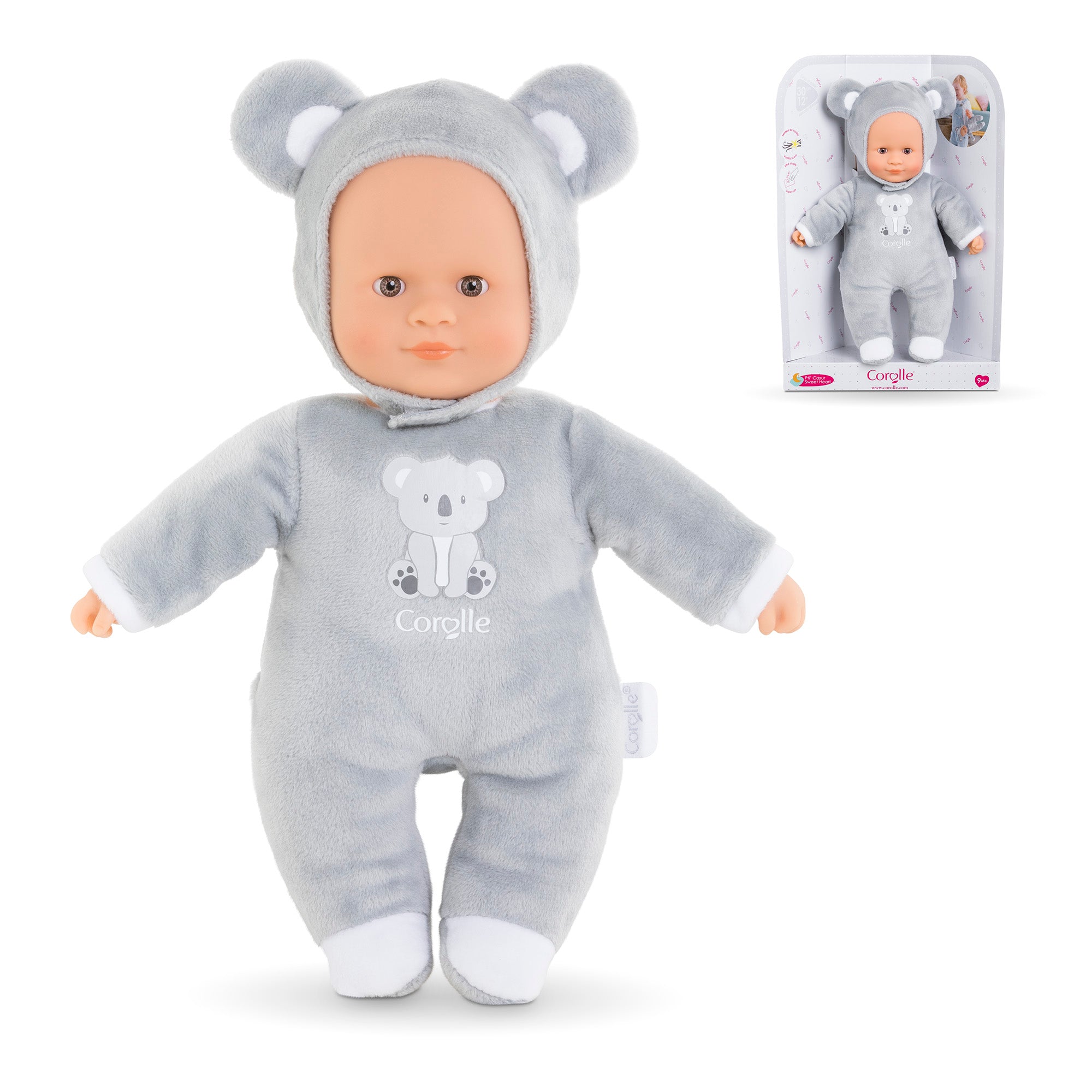 Pti'Coeur Koala Baby Doll