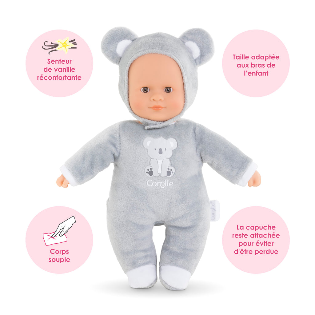 Pti'Coeur Koala Baby Doll