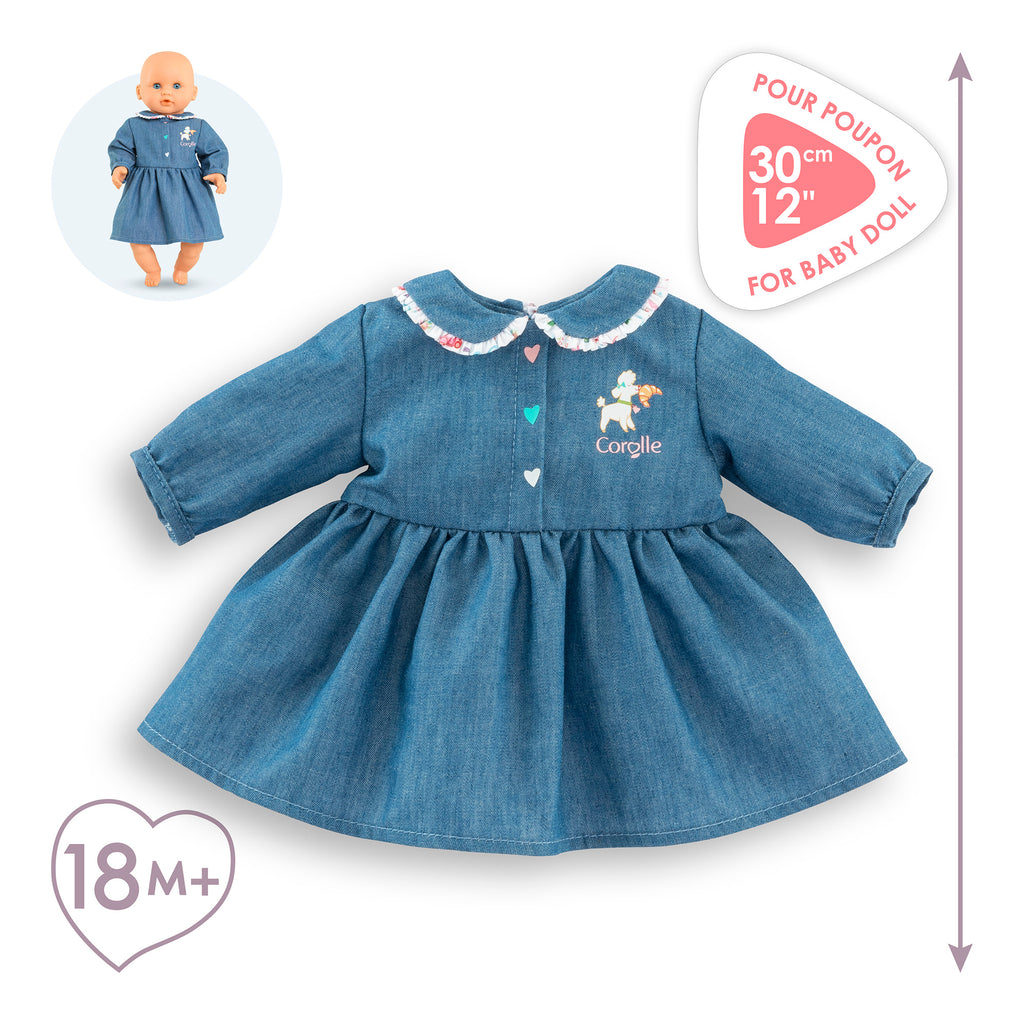 Week-End À Paris Dress For 30 Cm Baby Doll