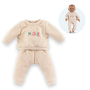 Jogging Beige Pour Poupon 30 Cm