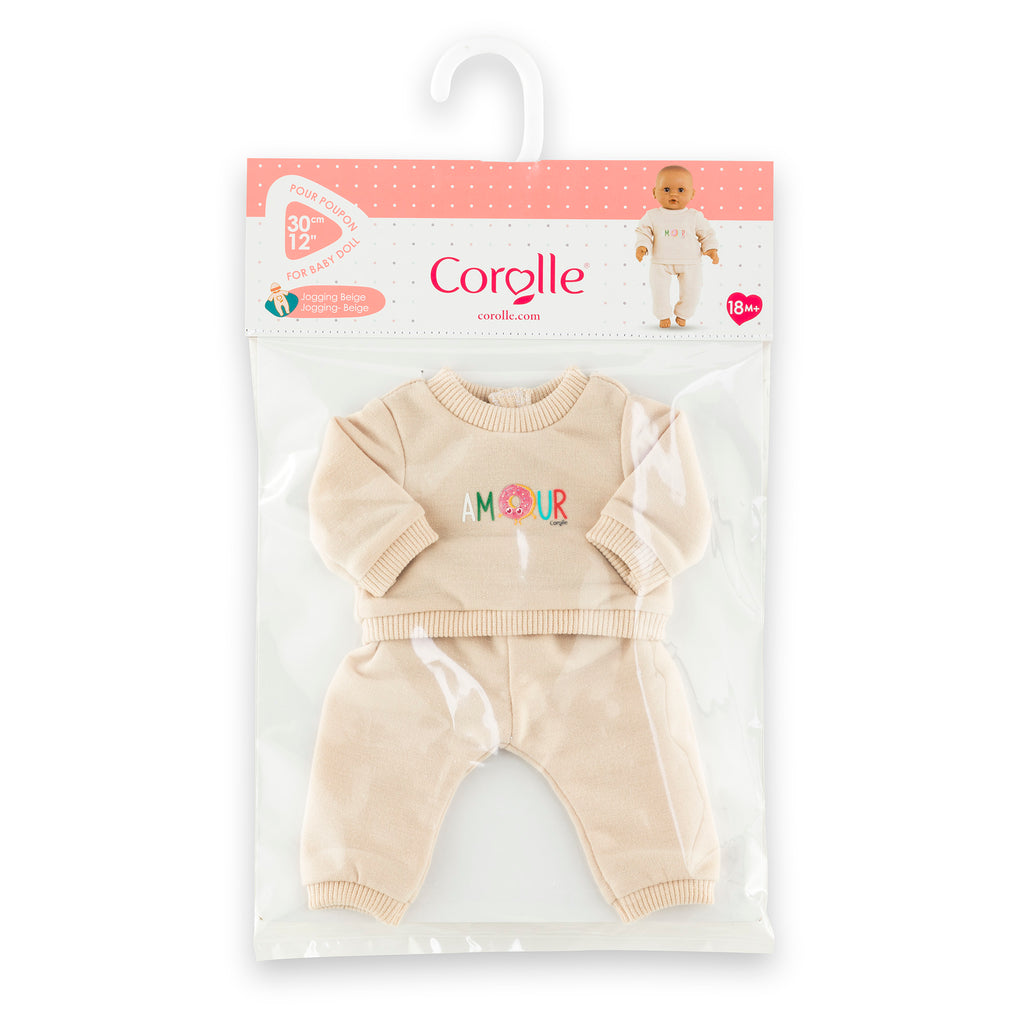 Jogging Beige Para Bebé 30 Cm