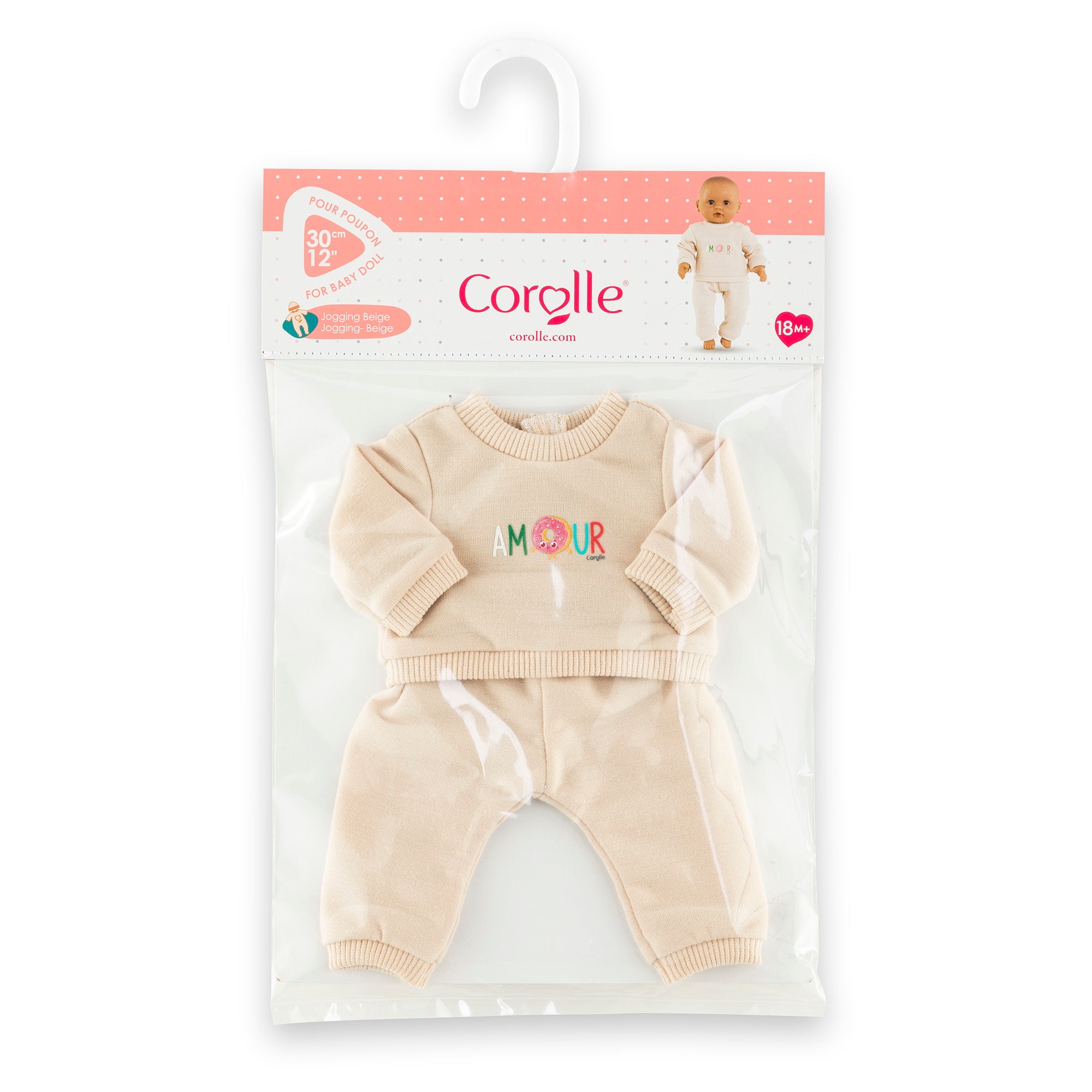 Jogging Beige Para Bebé 30 Cm