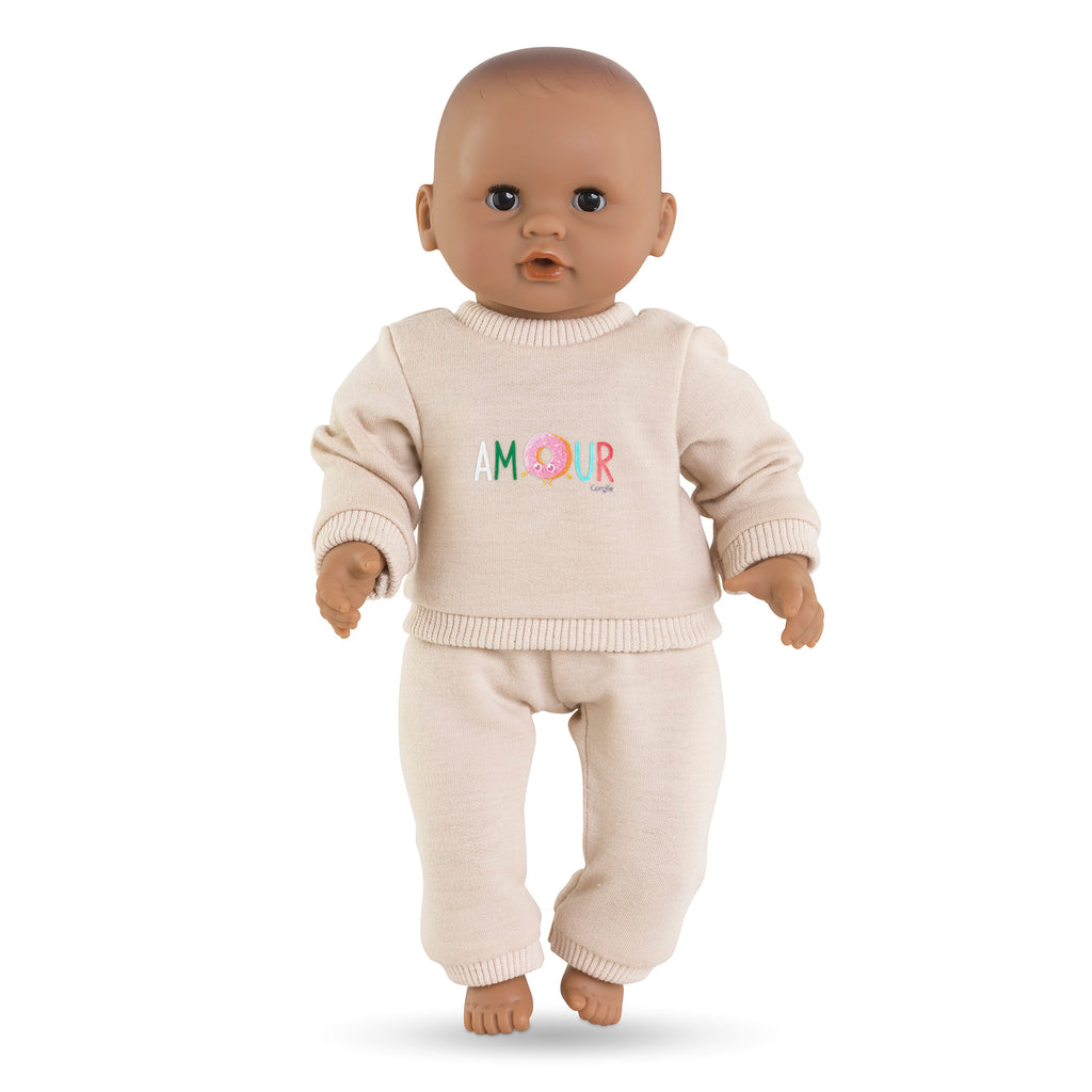 Jogging Beige Para Bebé 30 Cm