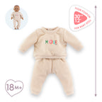 Jogging Beige Para Bebé 30 Cm