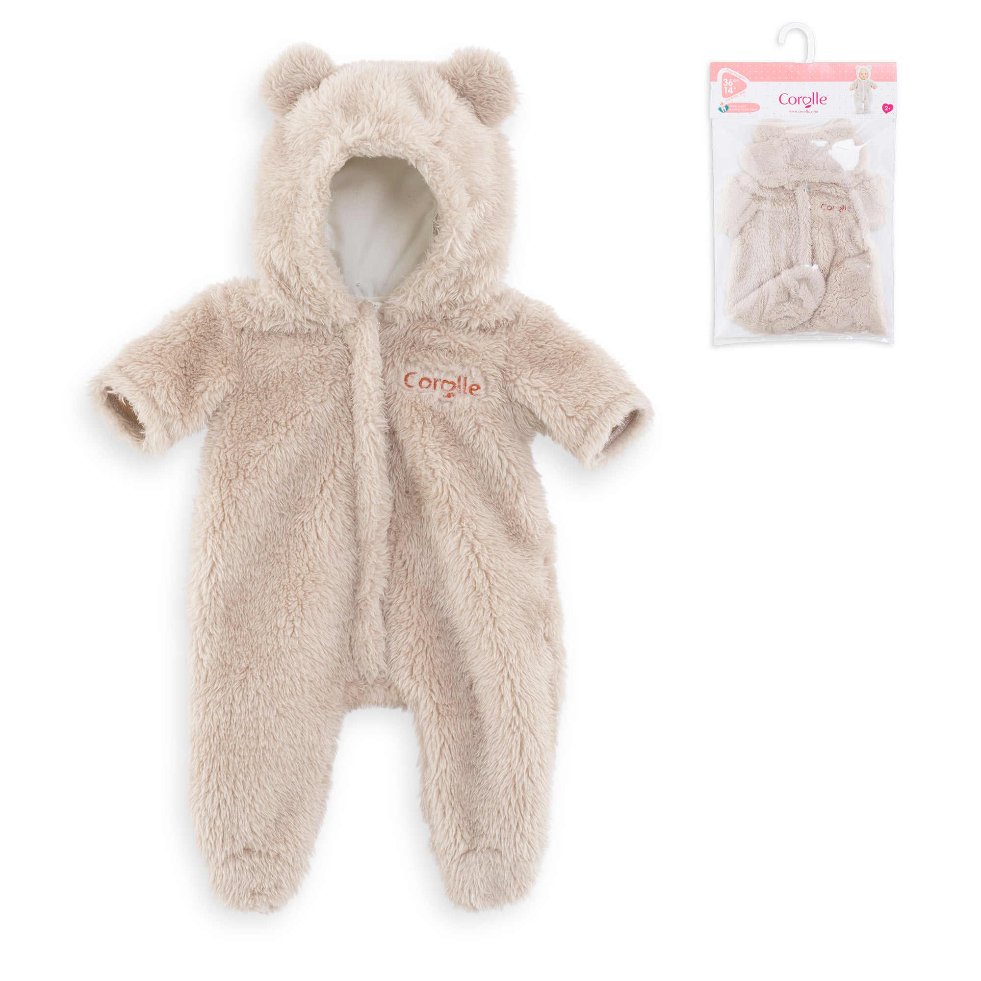 Traje Piloto Osito Bebé 36 Cm