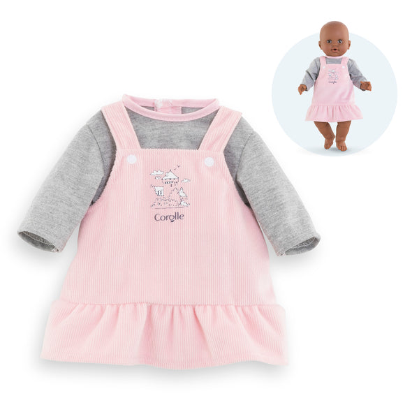 Vestido Y Camiseta Bords De Loire Para Bebé 36 Cm