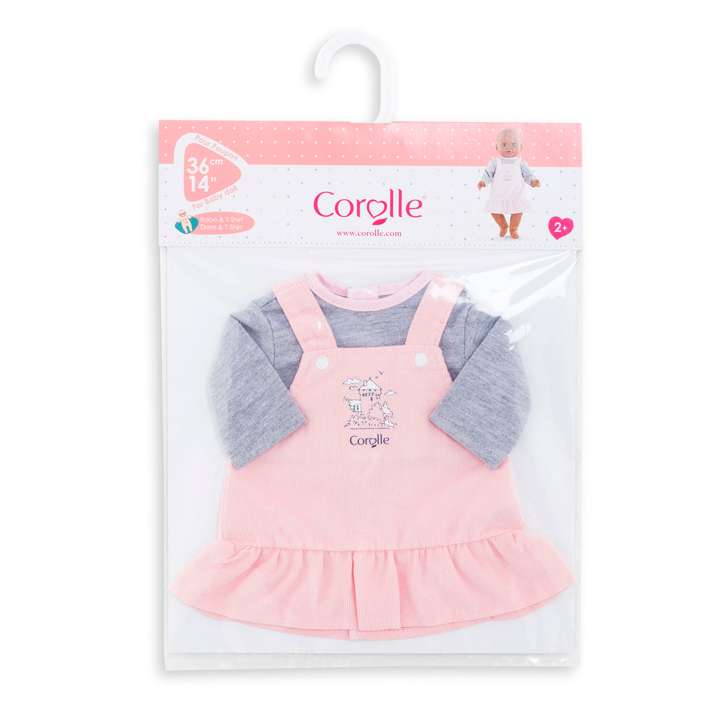 Vestido Y Camiseta Bords De Loire Para Bebé 36 Cm