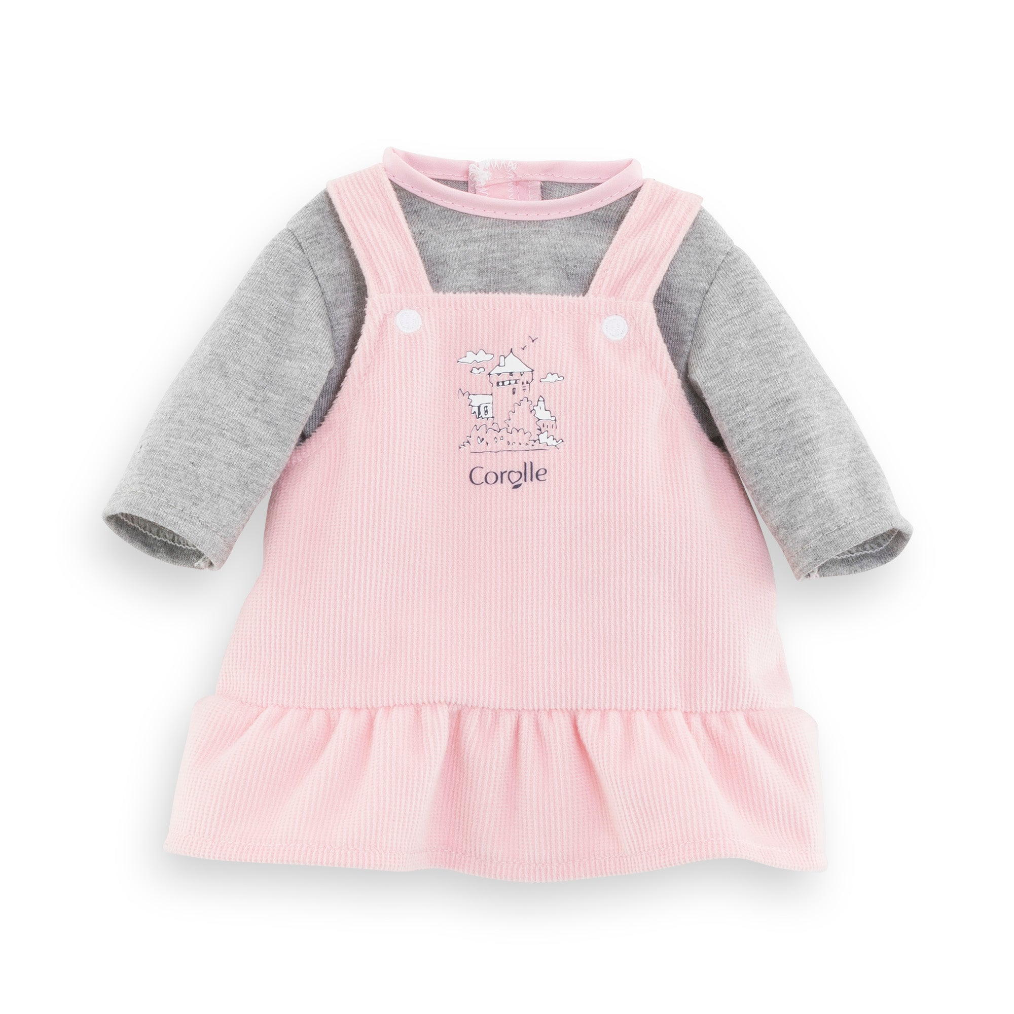 Vestido Y Camiseta Bords De Loire Para Bebé 36 Cm