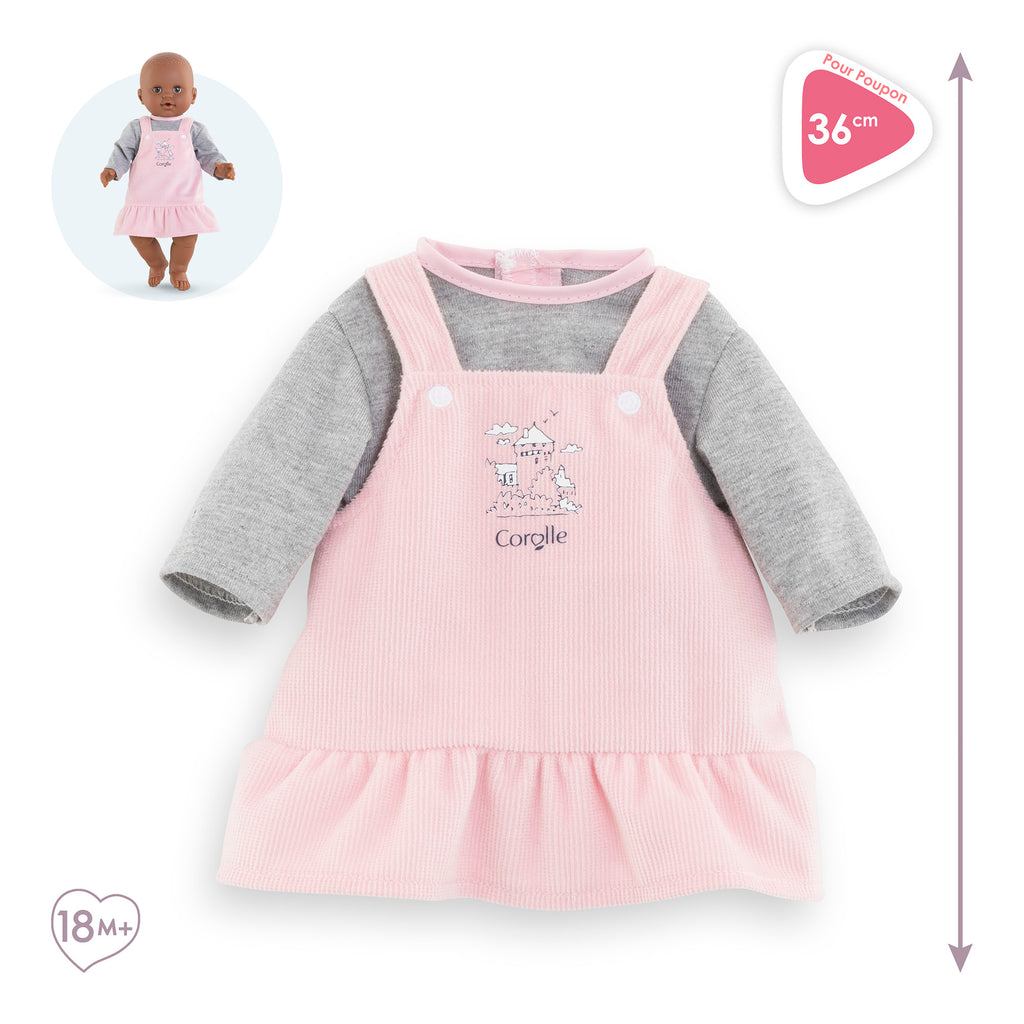 Vestido Y Camiseta Bords De Loire Para Bebé 36 Cm
