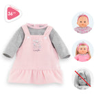 Vestido Y Camiseta Bords De Loire Para Bebé 36 Cm