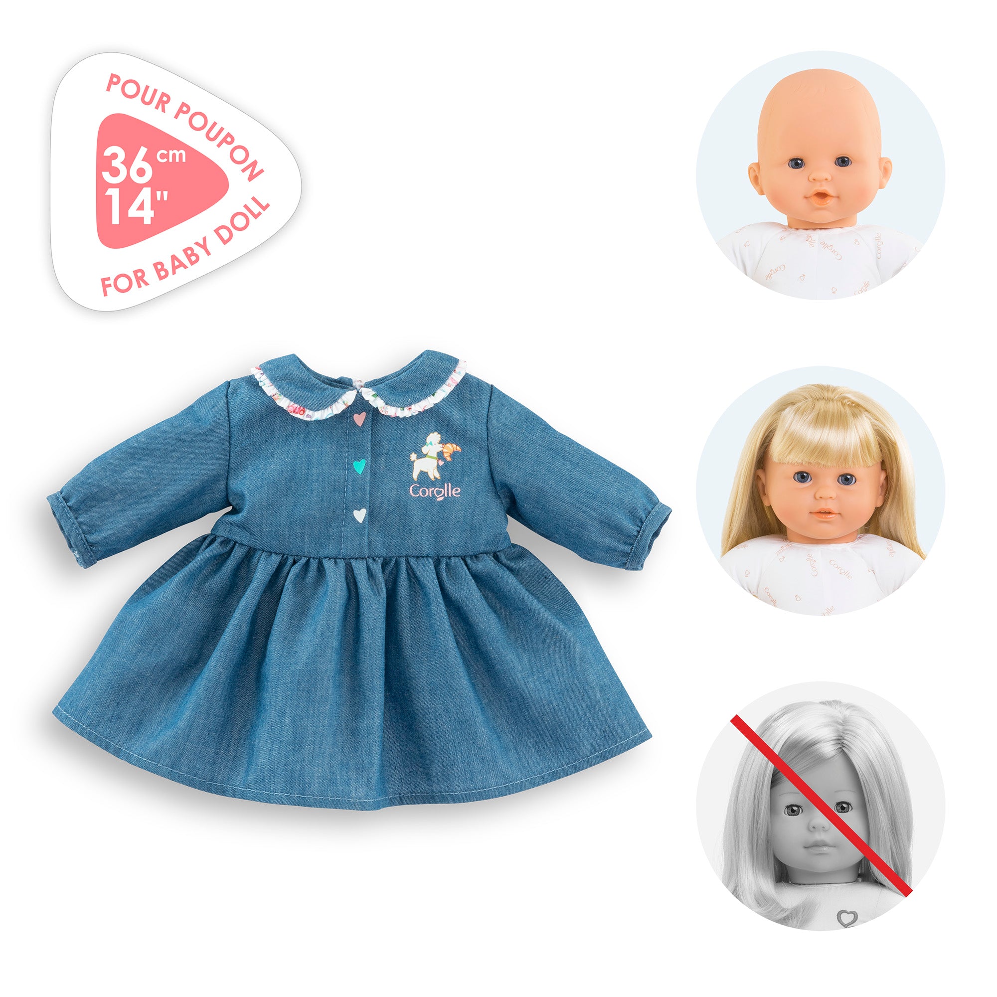 Vestido Week-End À Paris Para Bebé 36 Cm