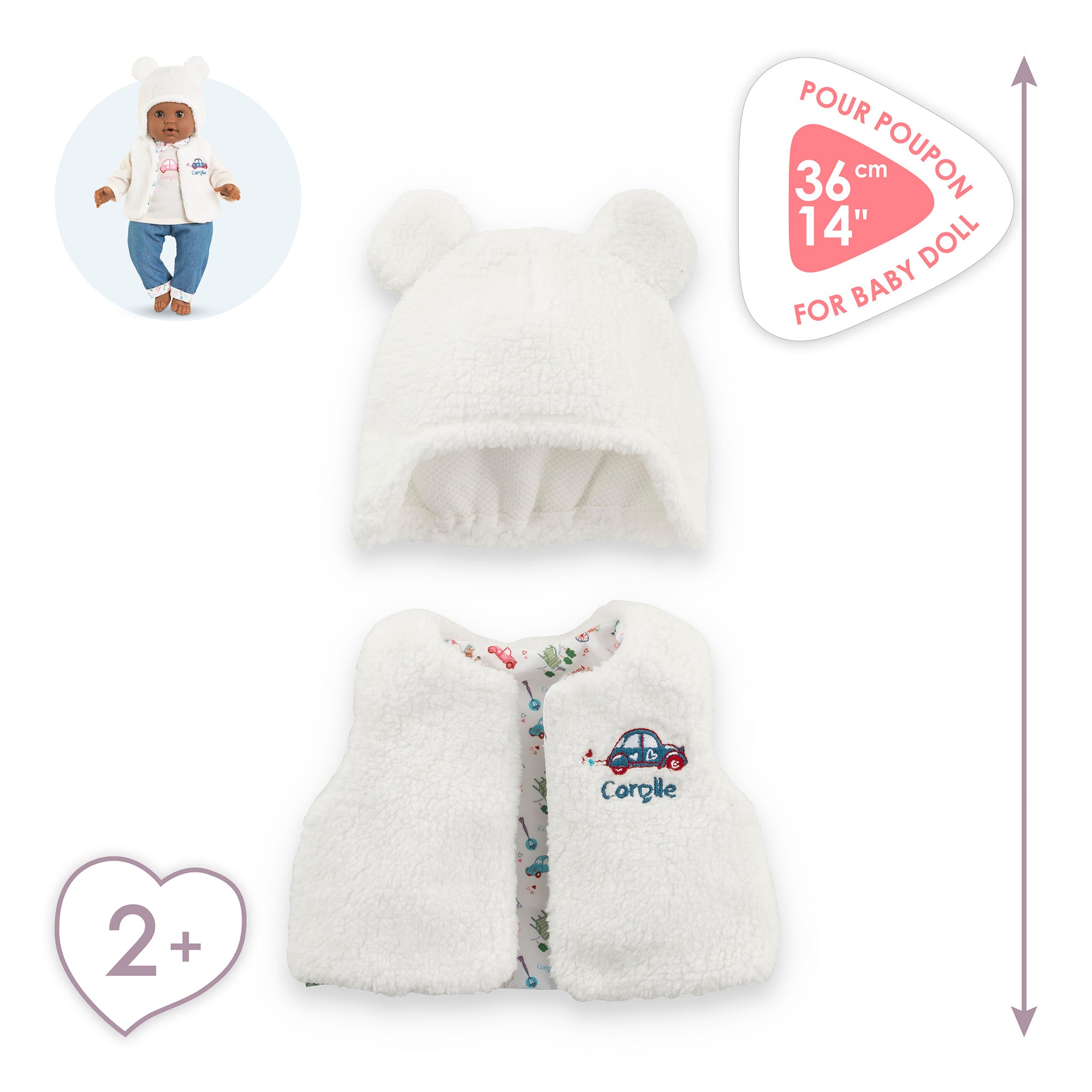 Winter Weekend In Paris Set For 36 Cm Doll