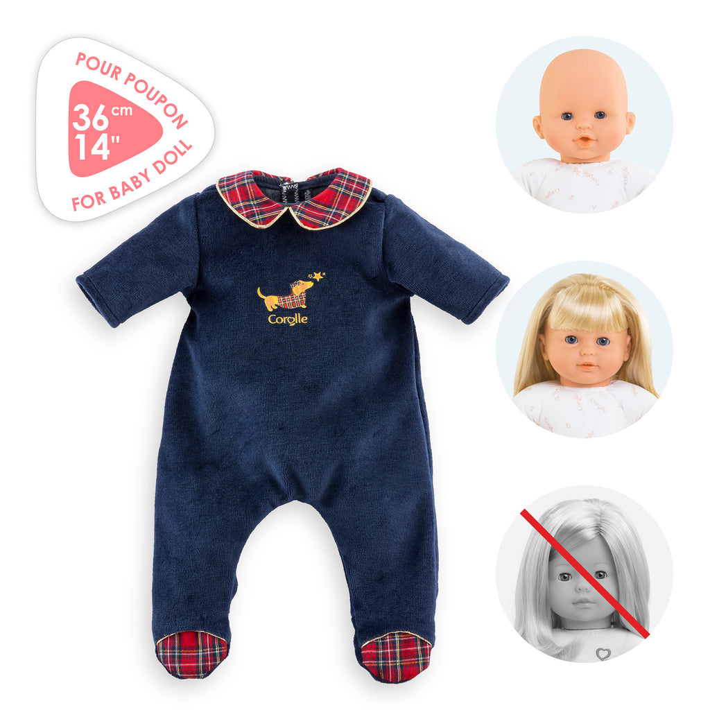 Pijama Corolle En Fêtes Para Muñeco De 36 Cm