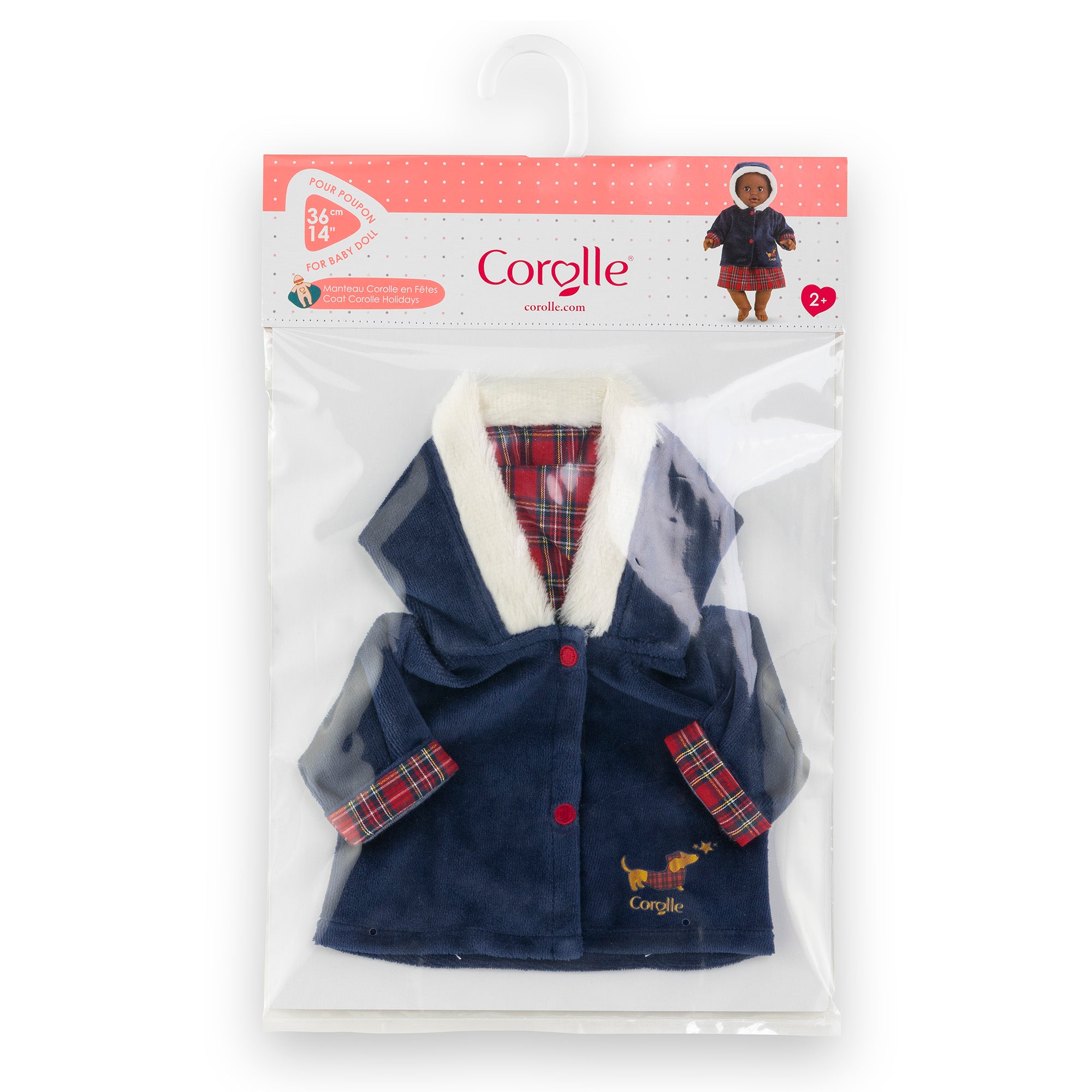 Abrigo Corolle En Fêtes Para Muñeco 36 Cm