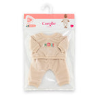 Chándal beige para muñeco de 36 cm