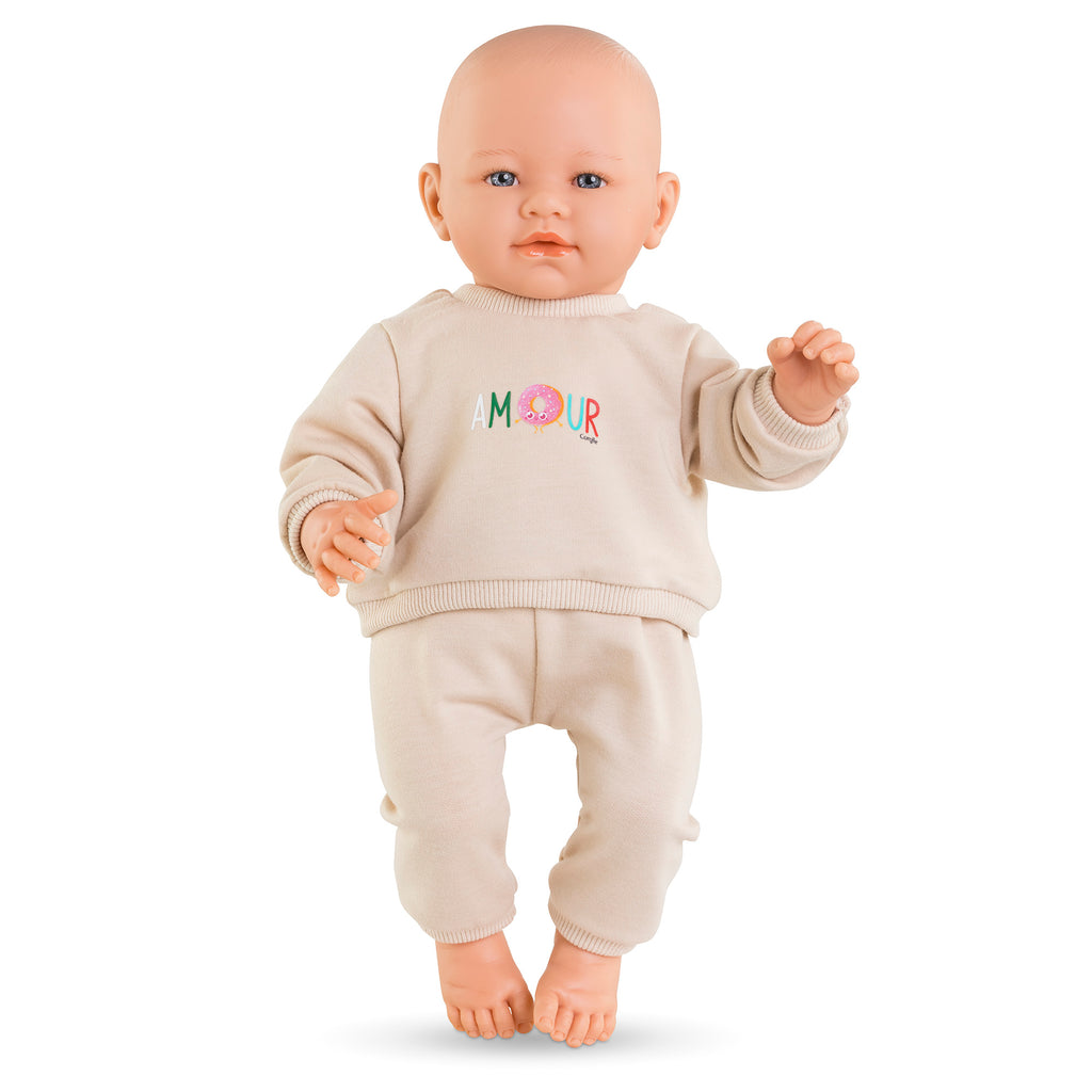 Jogging Beige Para Muñeco 42 Cm