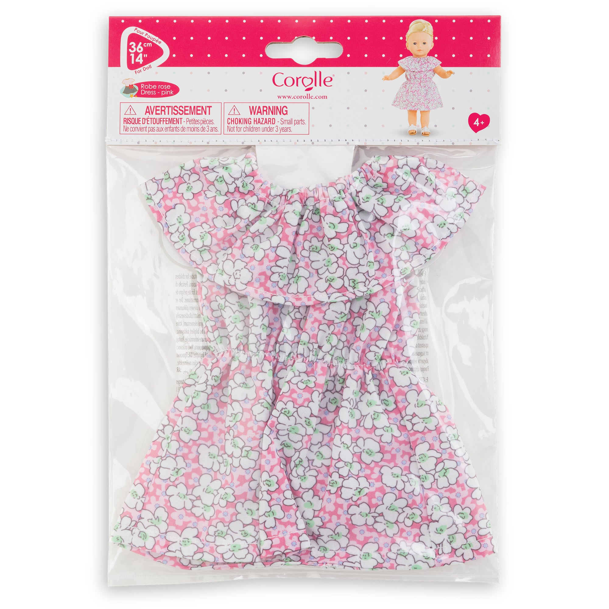 Vestido Rosa Para Muñeca Ma Corolle