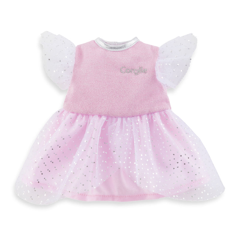 Robe Rose À Paillettes Pour Poupée Ma Corolle