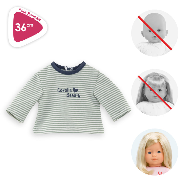 T-Shirt Rayé Manches Longues Pour Poupée Ma Corolle