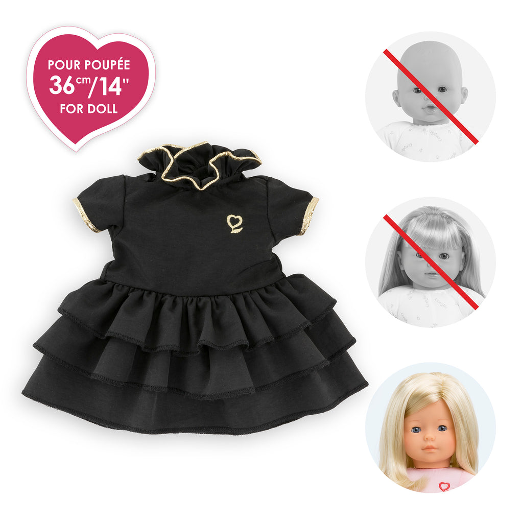 Vestido Negro Pequeño Para Muñeca Ma Corolle