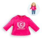 Camiseta Fucsia Corolle Academy Para Muñeca Ma Corolle