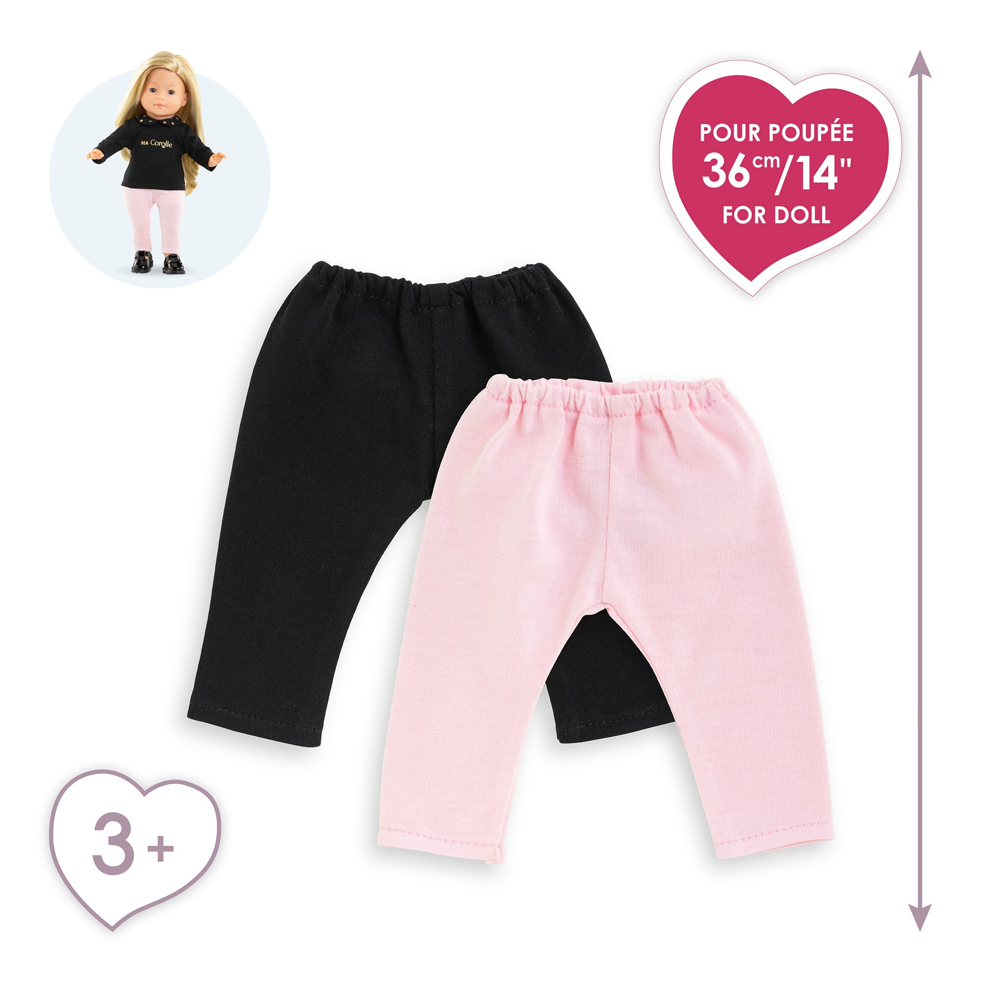 Set De 2 Leggings Para Muñeca Ma Corolle