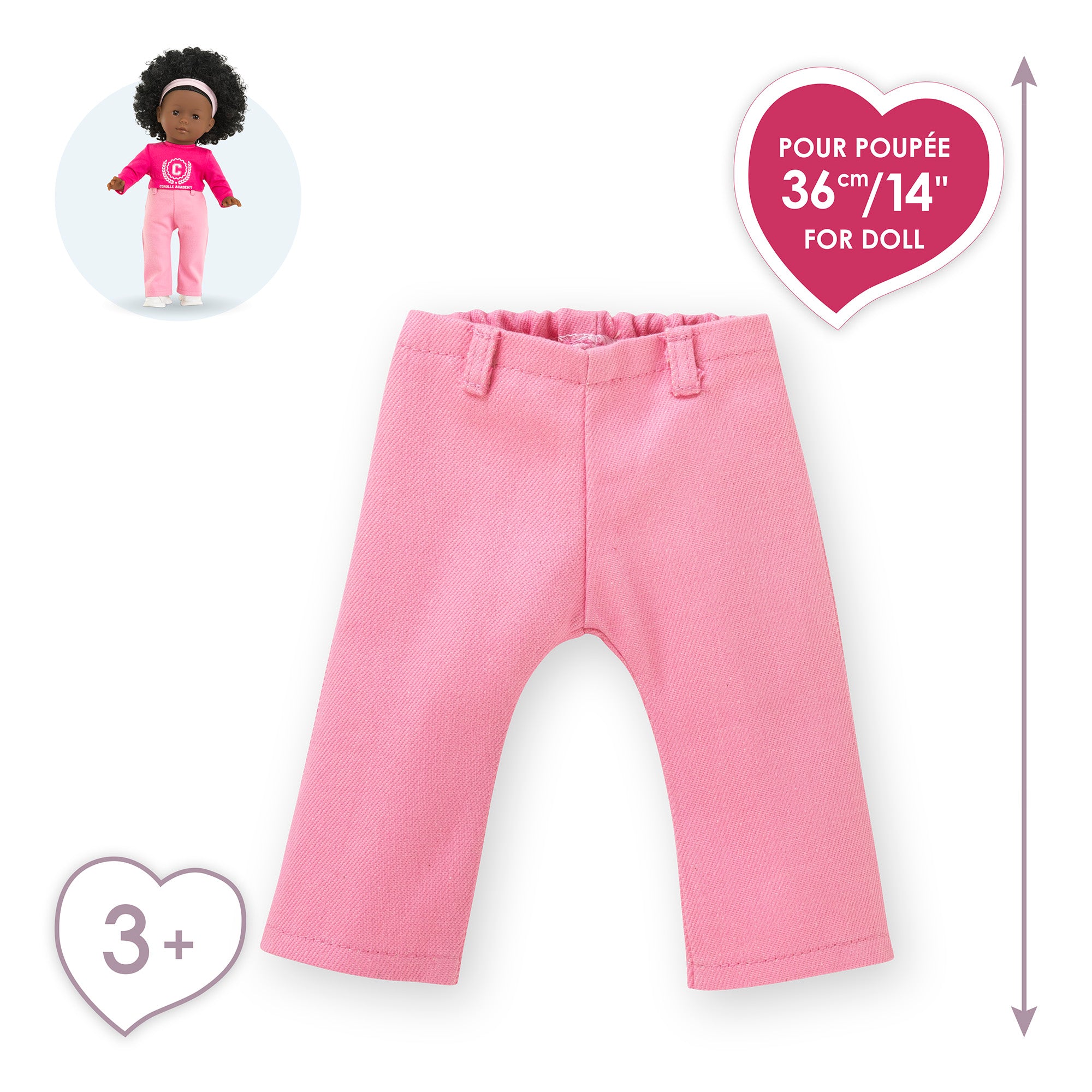 Vaquero Rosa Para Muñeca Ma Corolle