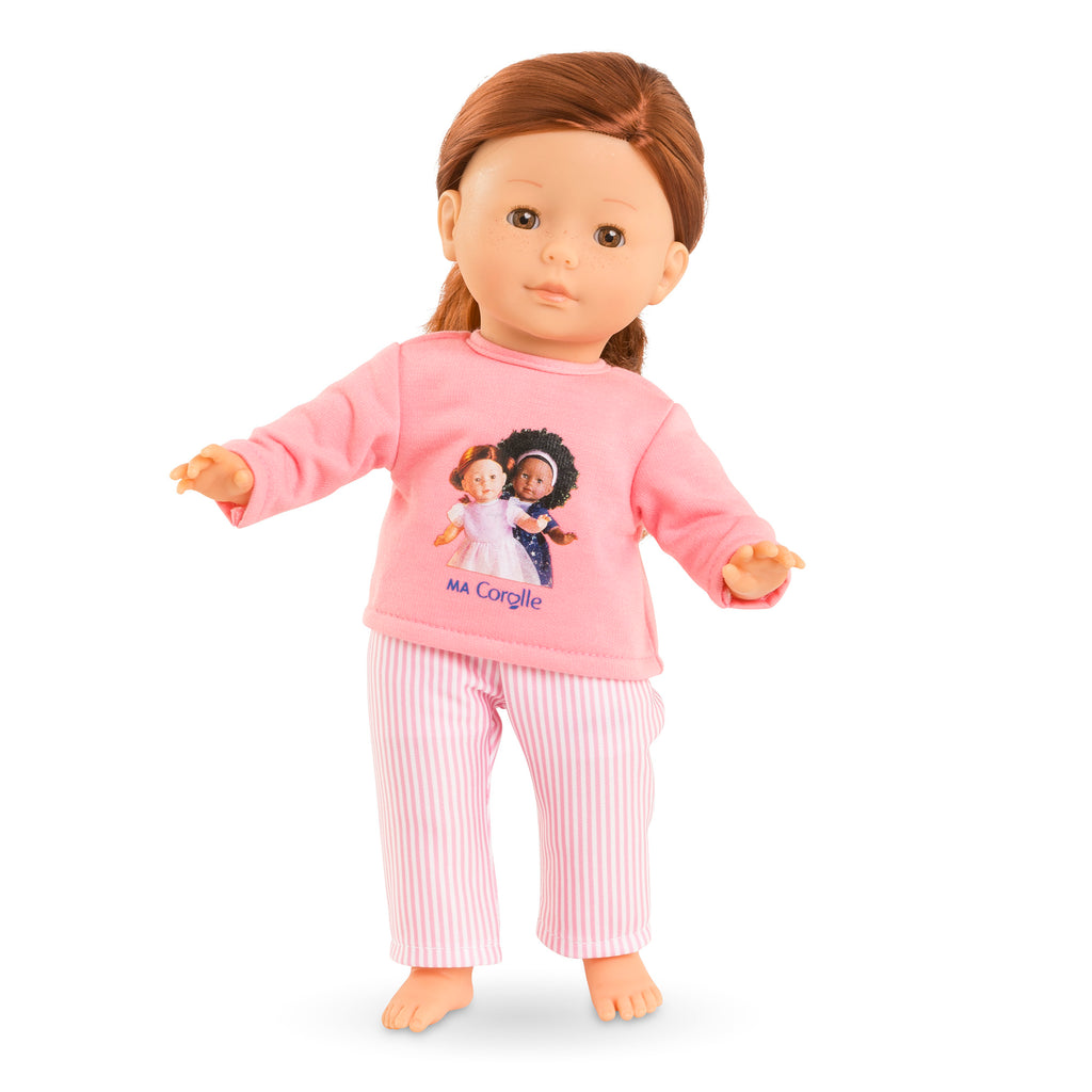 Pijama Rosa de 2 Piezas Para Muñeca Ma Corolle