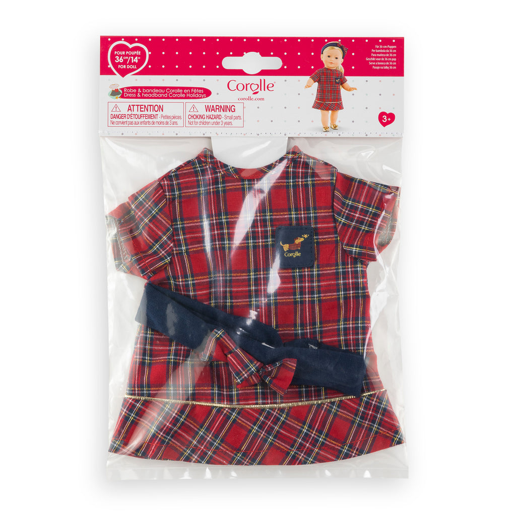 Vestido y Diadema Corolle en Fiestas Para Muñeca Ma Corolle
