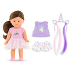 Estuche Muñeca Mini Corolline Romy Unicornio