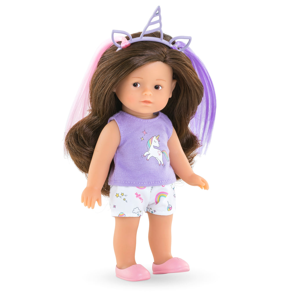 Estuche Muñeca Mini Corolline Romy Unicornio