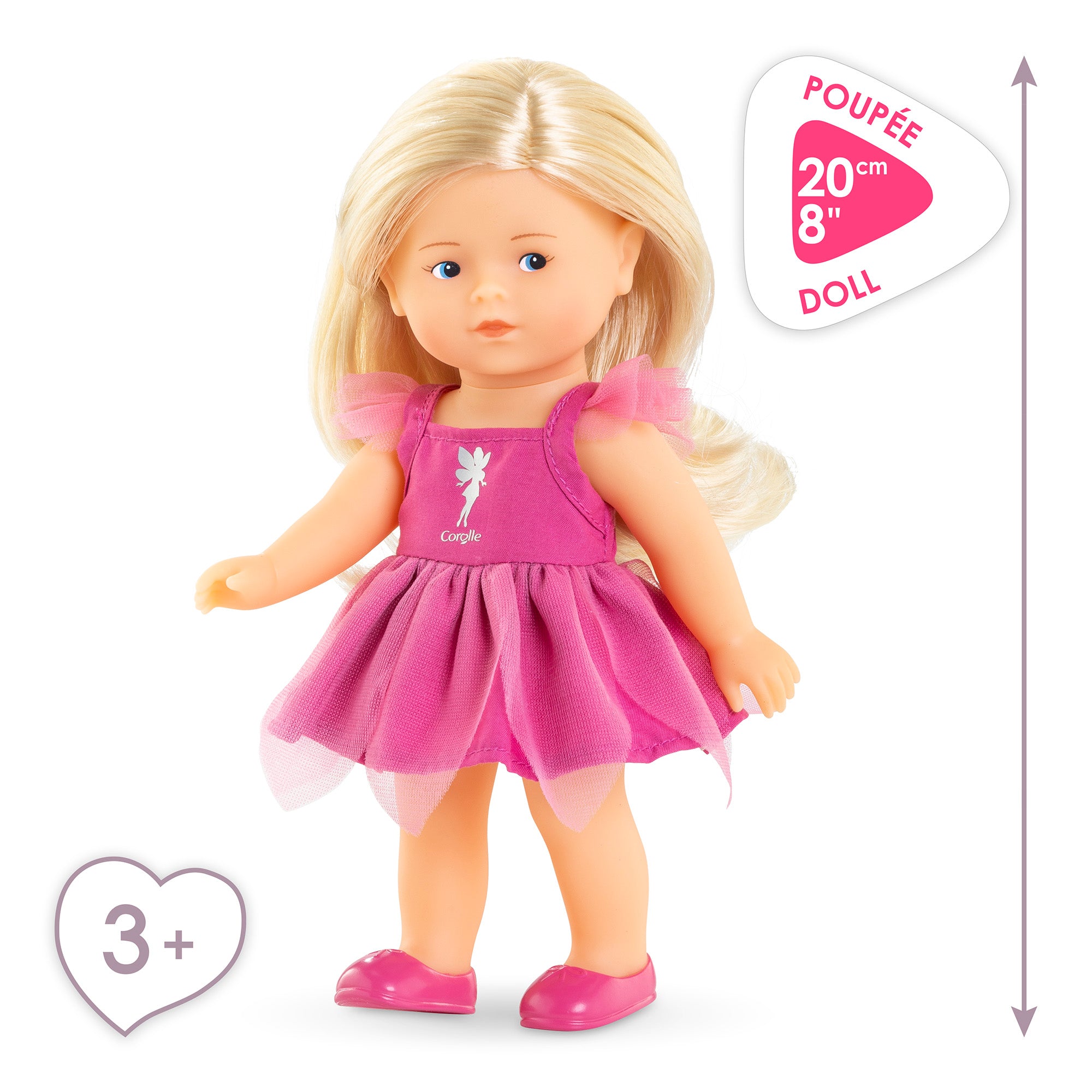 Set Muñeca Mini Corolline Rosy Hada