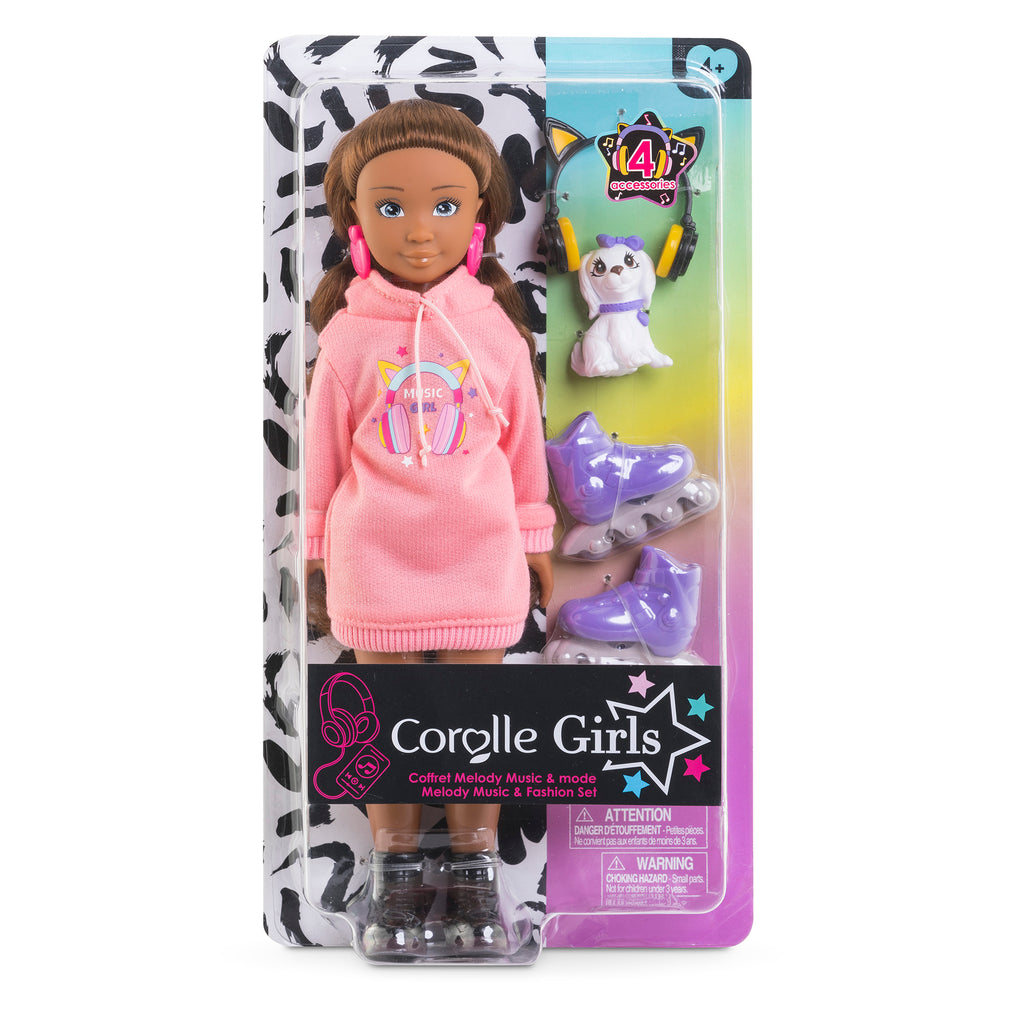 Set Muñeca Corolle Girls Melody Music Y Moda